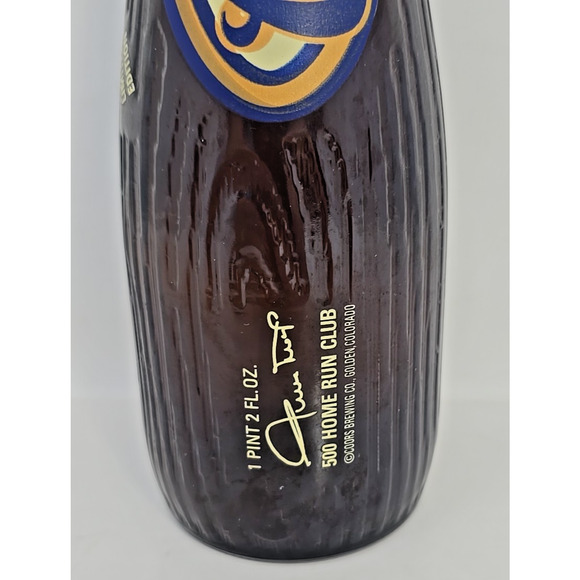 1996 Empty Coors Limited Edition Baseball Bat Bottle w/ Cap A. Coors B3 - Picture 5 of 9